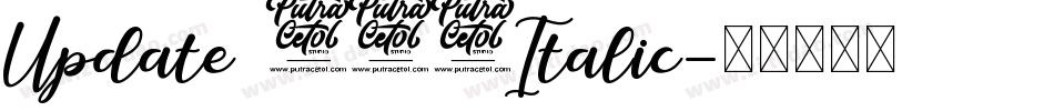 Update 537 Italic字体转换